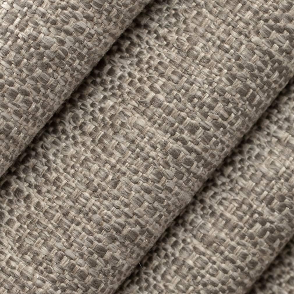 Natural Stain Resistant Performance Pet Friendly Texturedd Tweed Upholstery Fabric by The Yard - SKU: Copley Taupe