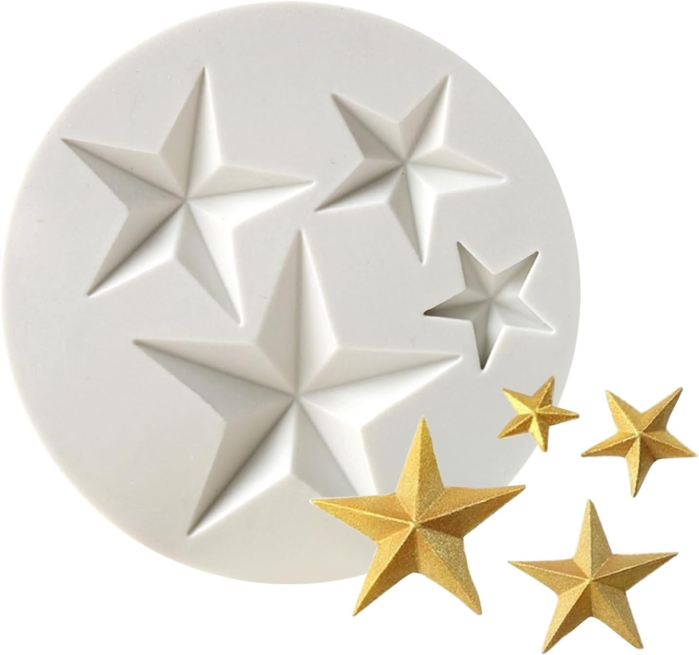Star Silicone Fondant Mold Chocolate Mold