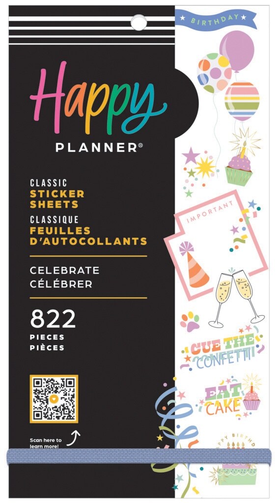 Happy Planner Classic Sticker Value Pack 30/Pkg-Celebrate