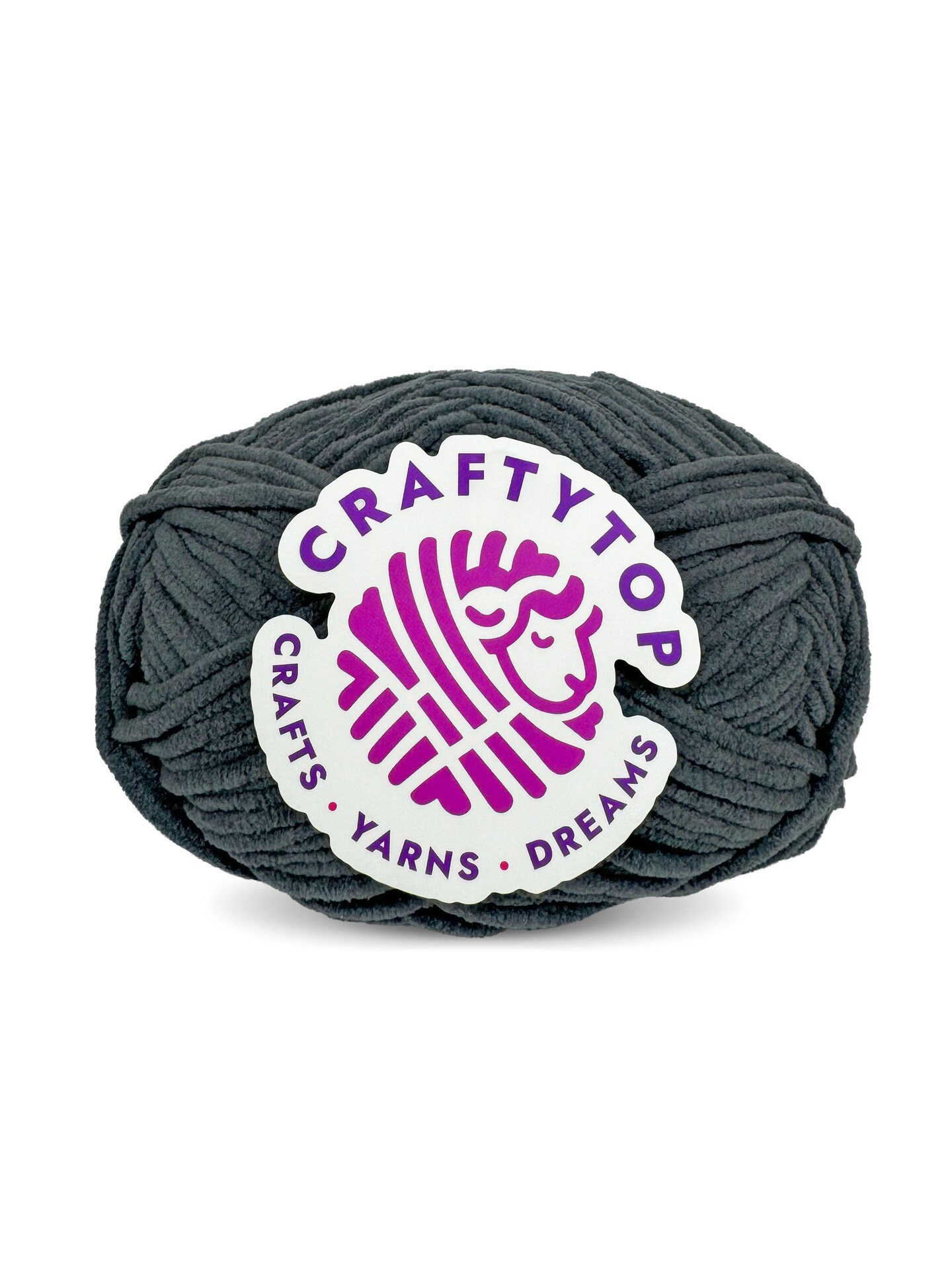 Craftytop™ Bulky Velvet Yarn #5 for Knitting & Crochet (Misty Mountain)