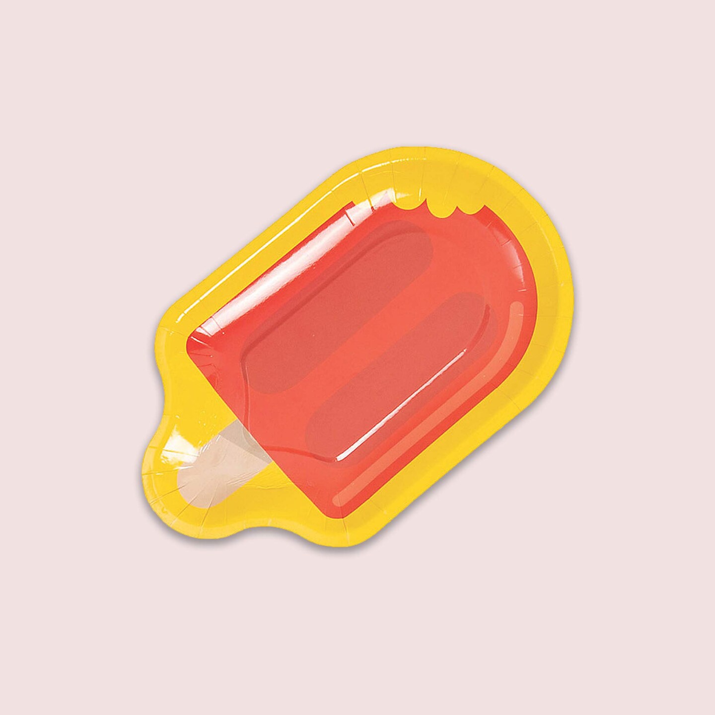 8 Count Ice Pop Shaped Paper Dessert Plates &#x2013; 5.5&#x22; x 9&#x22; Summer Party Supplies