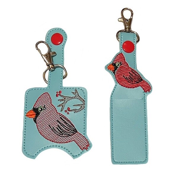 Cardinal Hand Sanitizer Holder and or Lip Balm Holder | MakerPlace
