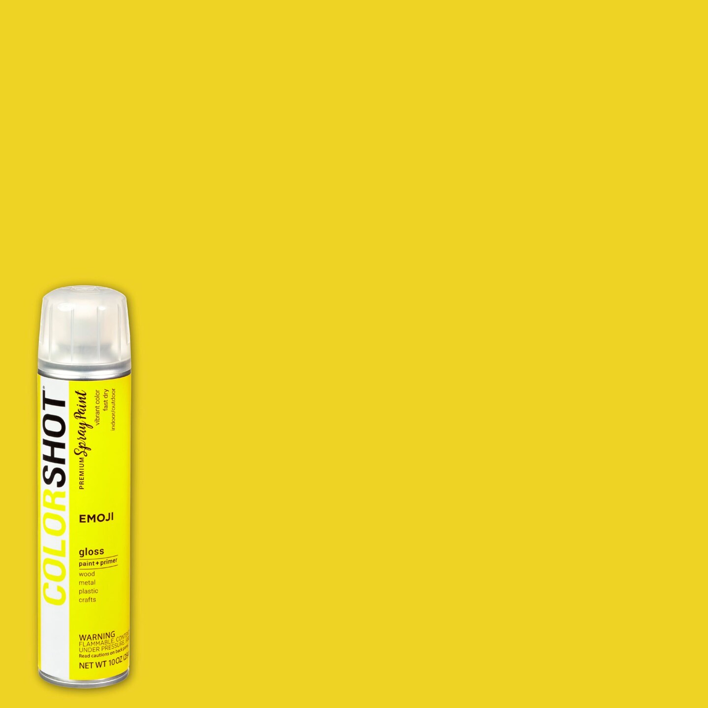 COLORSHOT Gloss Spray Paint Emoji (Yellow) 10 oz. 4 Pack