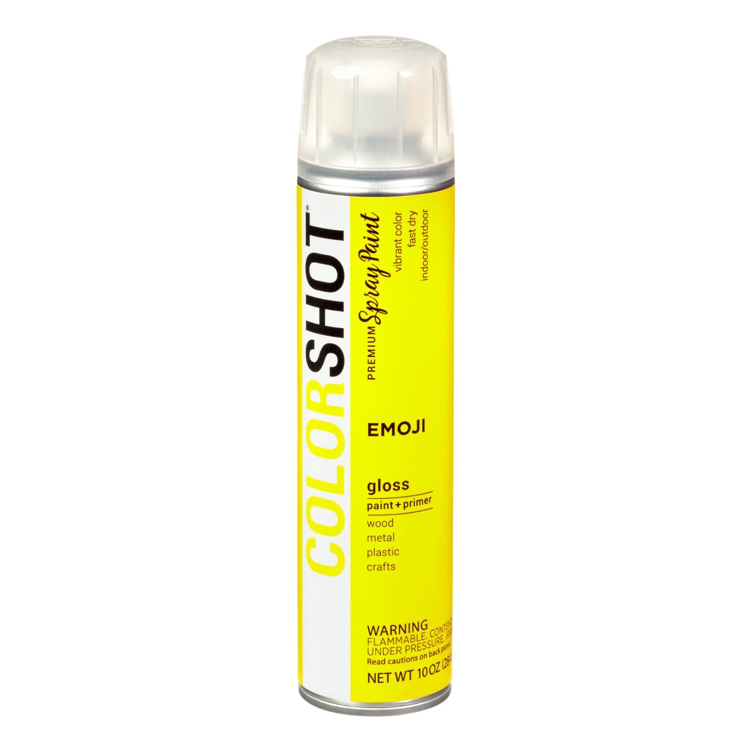 COLORSHOT Gloss Spray Paint Emoji (Yellow) 10 oz. 4 Pack