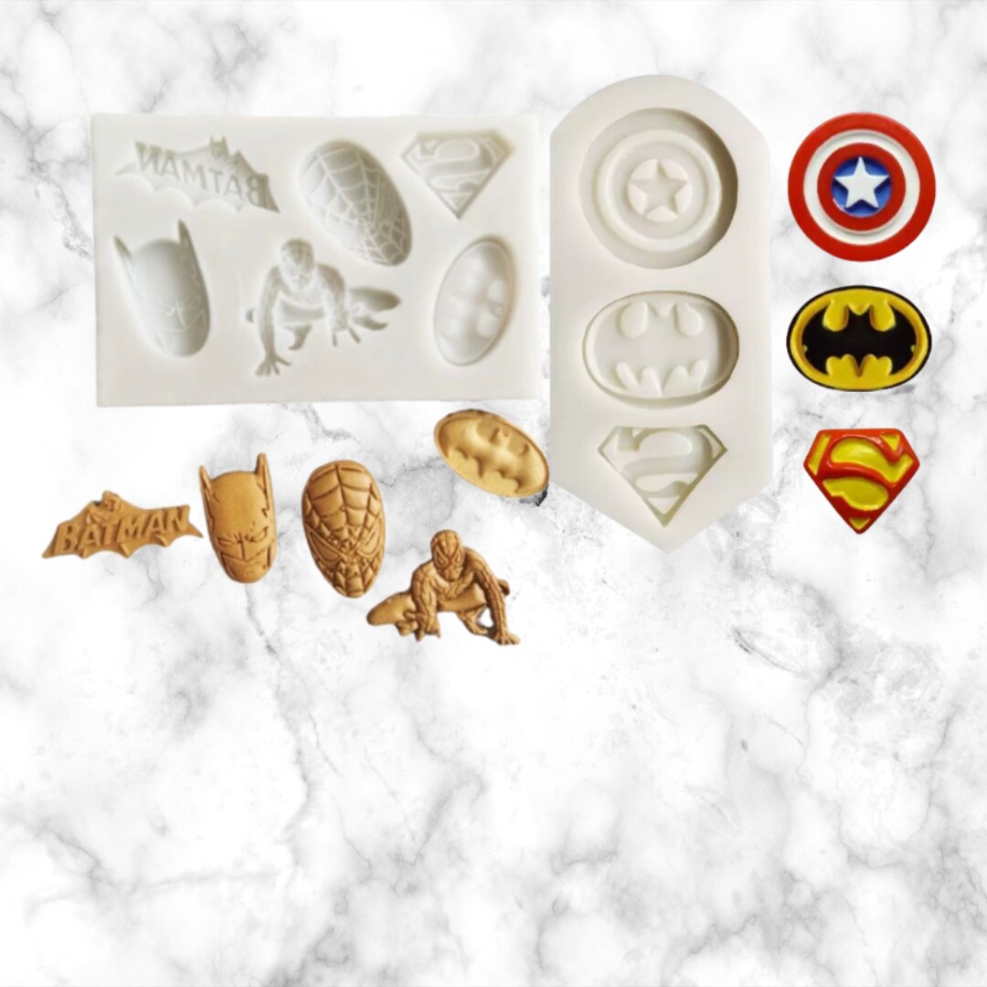Superhero Silicone Mold 2 MOLDS