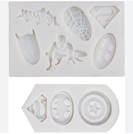 Superhero Silicone Mold 2 MOLDS