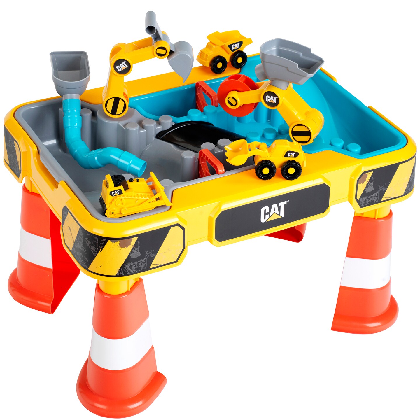 CAT: Sand and Water Play Table, Kids Pretend Play, Construction Toys, Ages 18 Months+