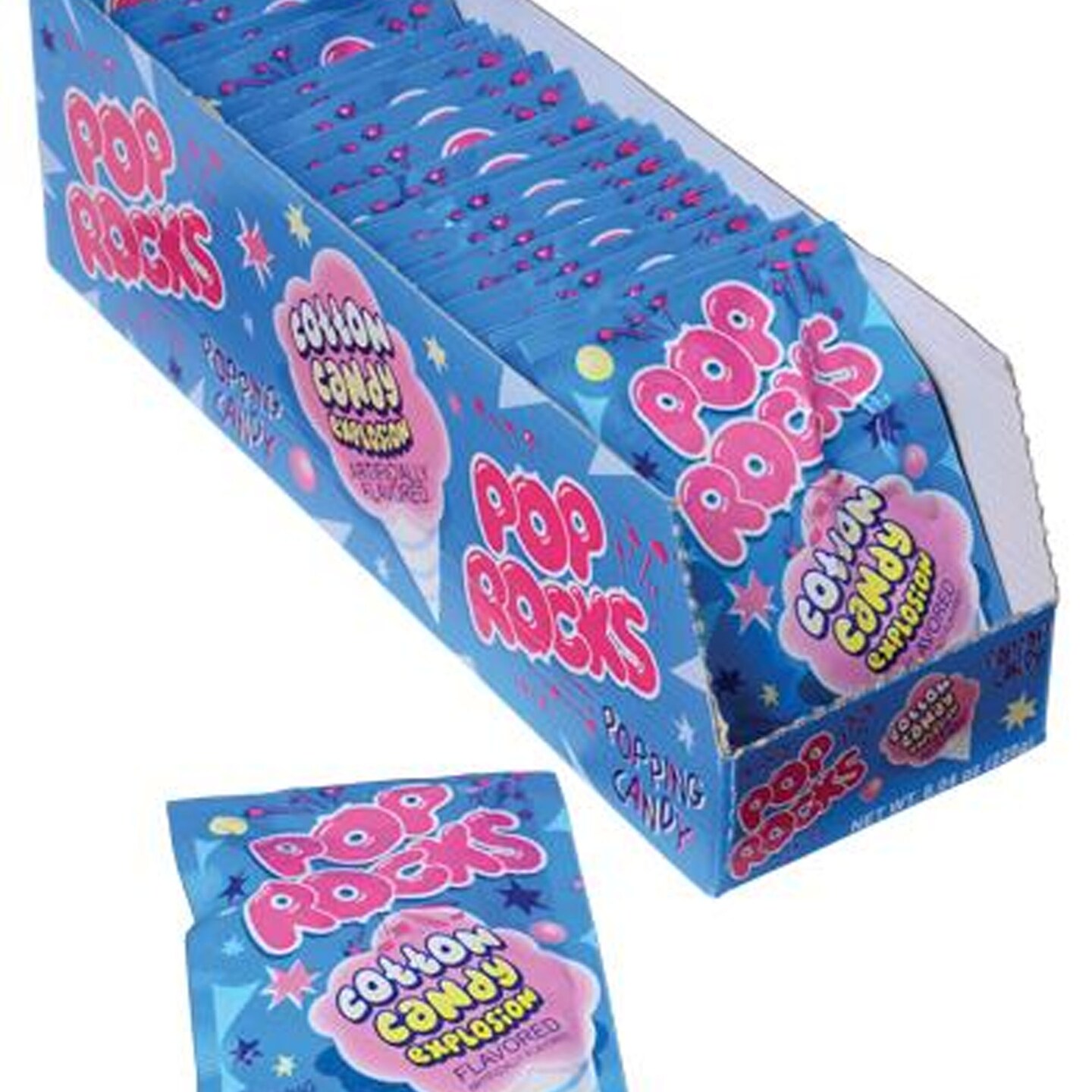 Pop Rocks Cotton Candy 24 Pc Include 24 Units