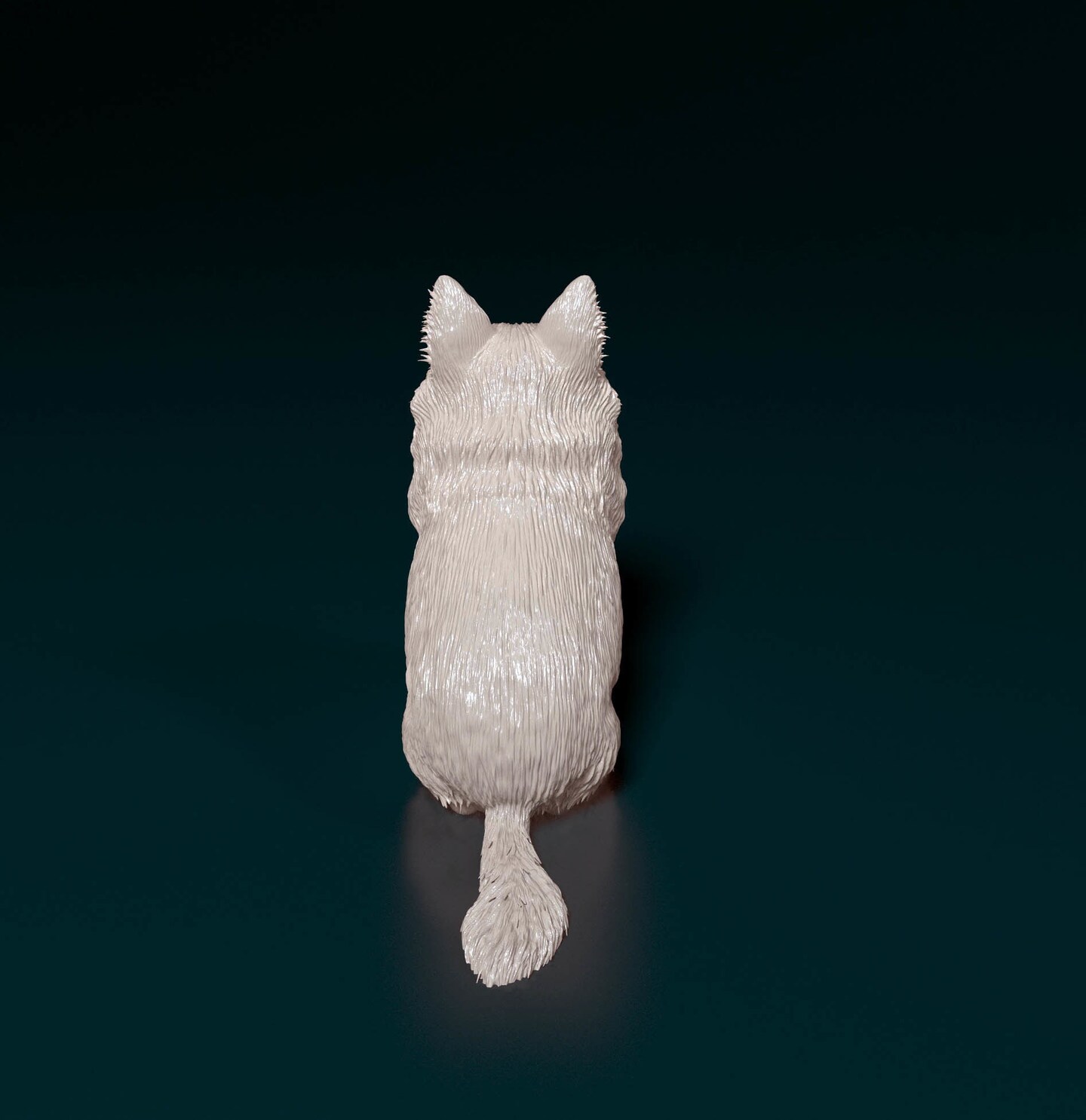 Long Hair Chihuahua - 1:12 Scale miniature dog for dollhouse, diorama by Stereocat (1 dog) product 5