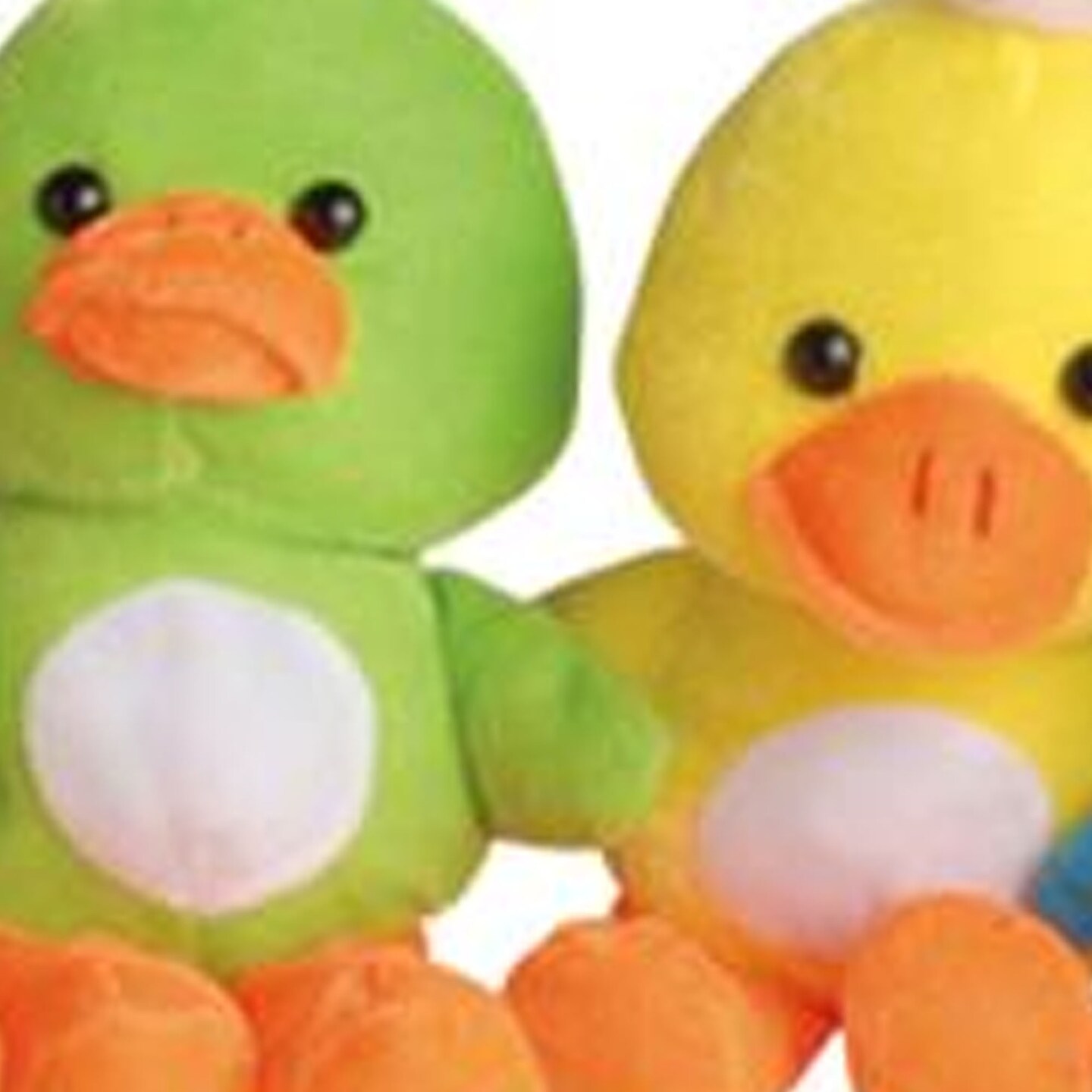 Bright Plush Ducks Include 12 Units