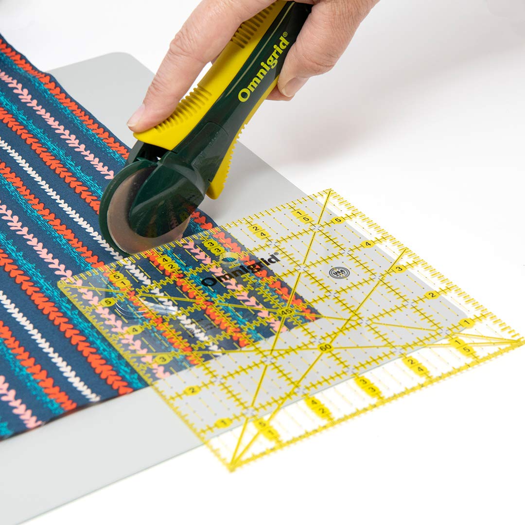 Omnigrid 6 x 6 w/Angles Quilting Rulers, 6&#x22; x 6&#x22;, Clear,R6A