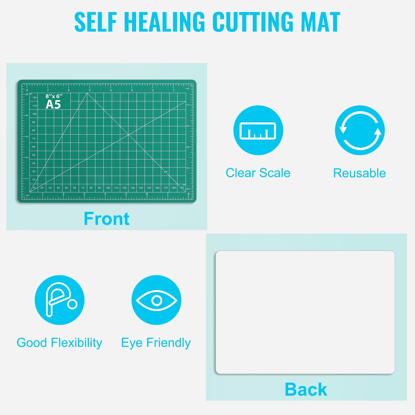 DIYSELF Exacto Knife Set, 2 Pcs Craft Knife with 40 Pcs Hobby Knife Replacement Blades, Hobby Knife Kit for Scrapbooking, Stencil, Fondant, Paper, Sharp Precision Knife for Art Carving