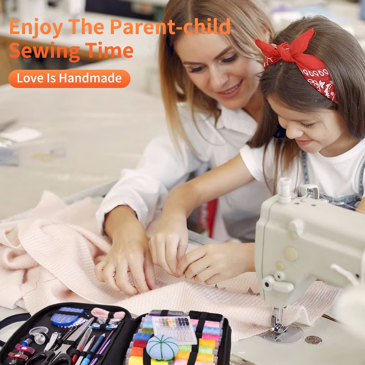 TALERLUV Needle and Thread Sewing Kit for Adults, Basic Hand Sewing Starter Set for Beginner, Travel, Small Fixes and Emergency Repairs, DIY Sewing Tools Supplies