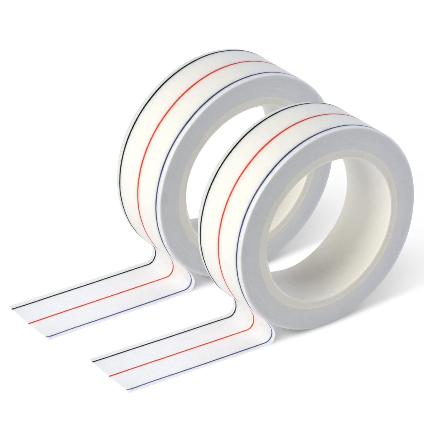 TSSART 1/4" Seam Diagonal Seam Tapes - 10Yard Each Roll Sewing Basting Tape for Stitching Straight Diagonal Seams Instruction Tool (2Pack)
