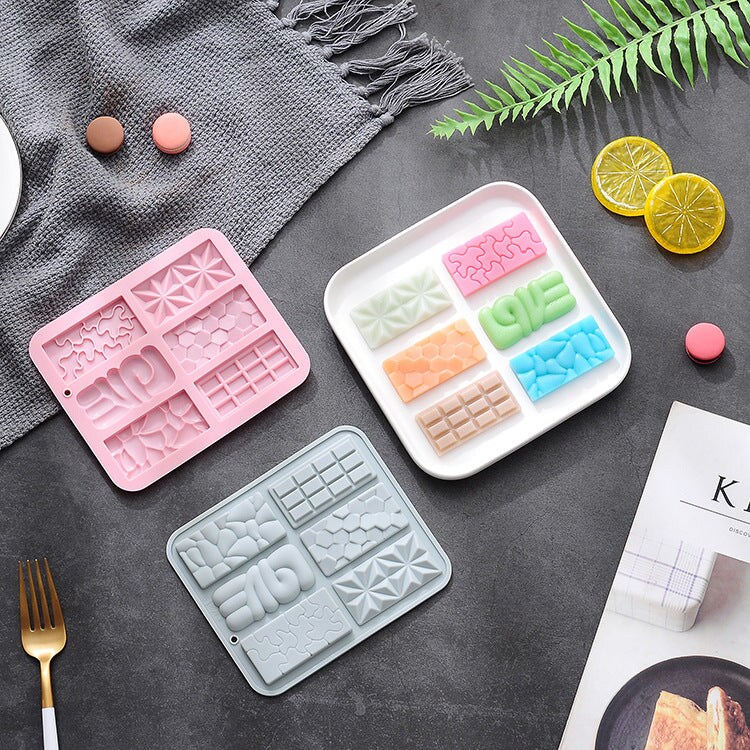 Chocolate Bars Silicone Mold - Assorted Mini Bars