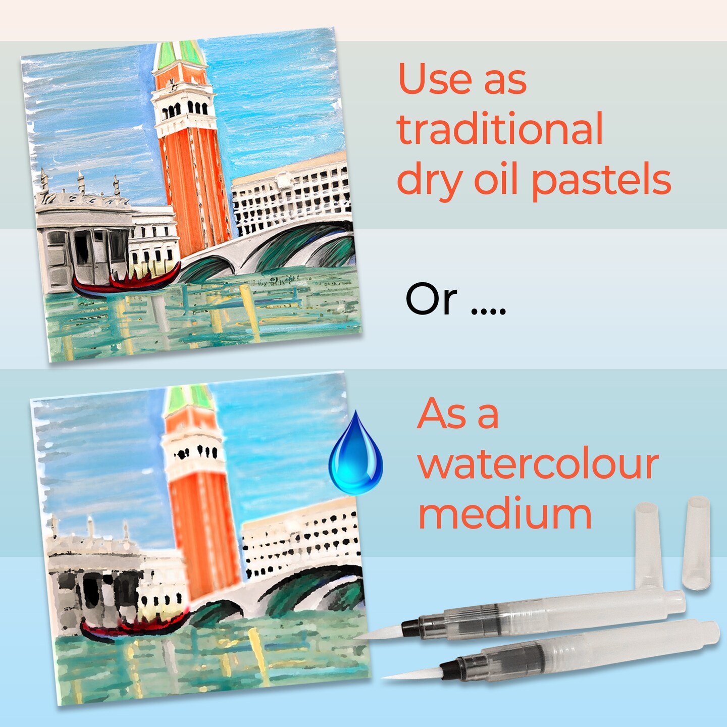 Zieler&#xAE; 24 Artists Soft Water-soluble Oil Pastels