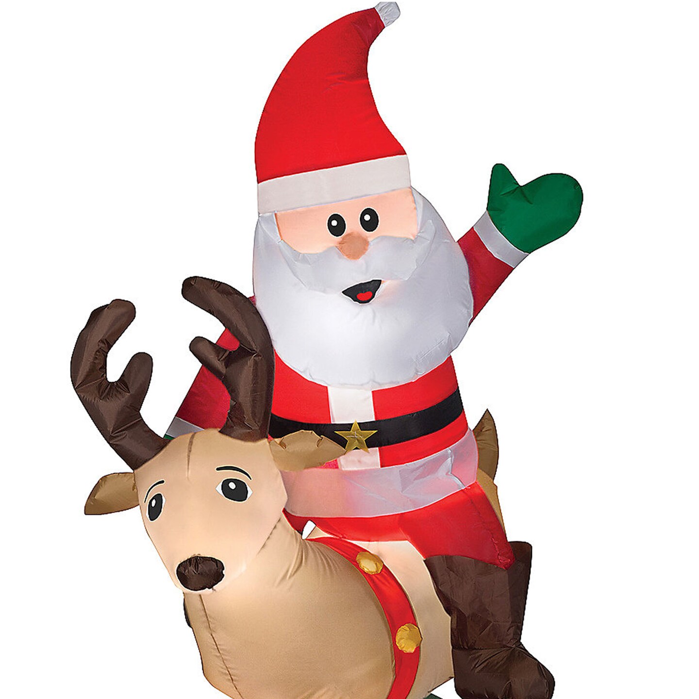 Airblown Animated Santa Reindeer