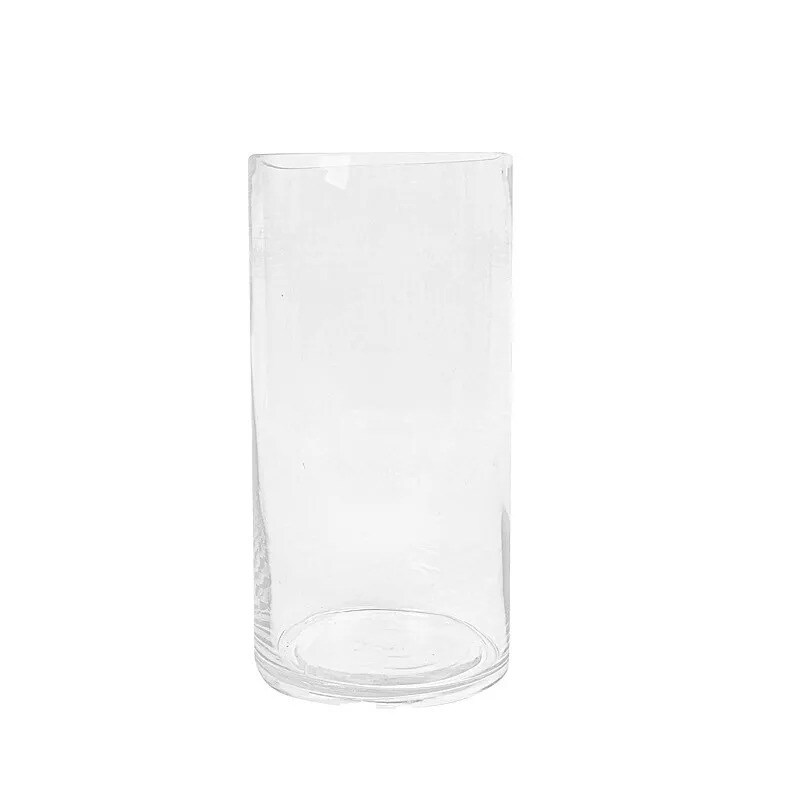 10&#x22; tall Cylinder Clear Glass Vases Wedding Party Centerpieces