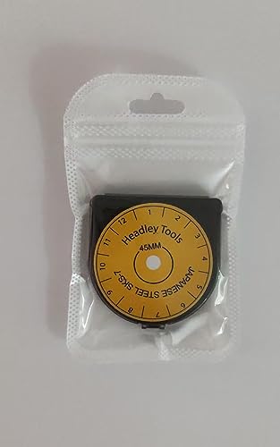 HEADLEY TOOLS Titanium Coated 45mm Rotary Cutter Blades 15 Pack Fits Olfa, Fiskars, Replacement Rotary Blade for Arts Crafts Quilting Scrapbooking Sewing, Sharp and Durable