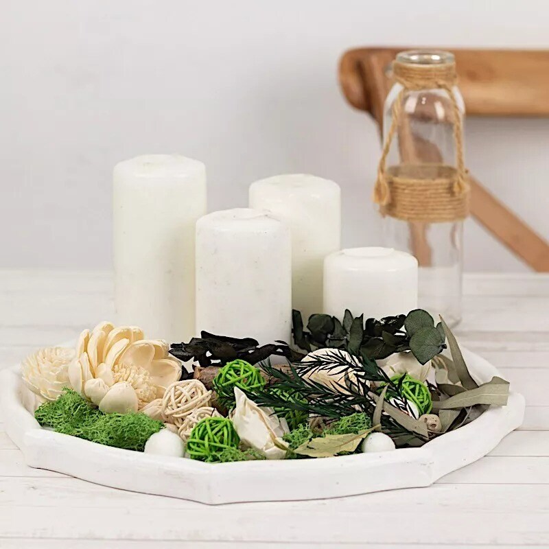 Assorted Dried Potpourri Vase Fillers with Vanilla Fragrance Oil Wedding Home