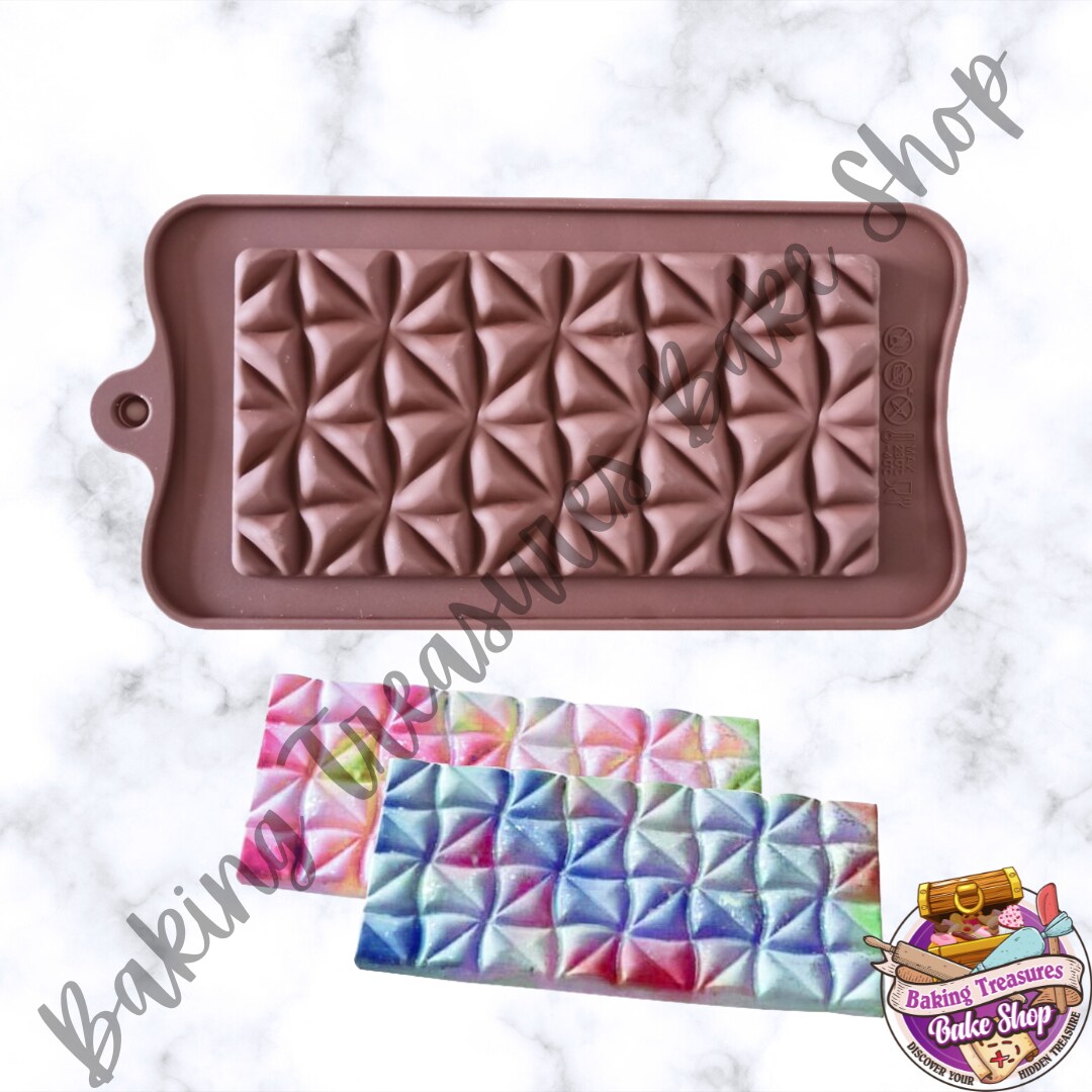 Chocolate Bar Silicone Mold- Kaleidoscope