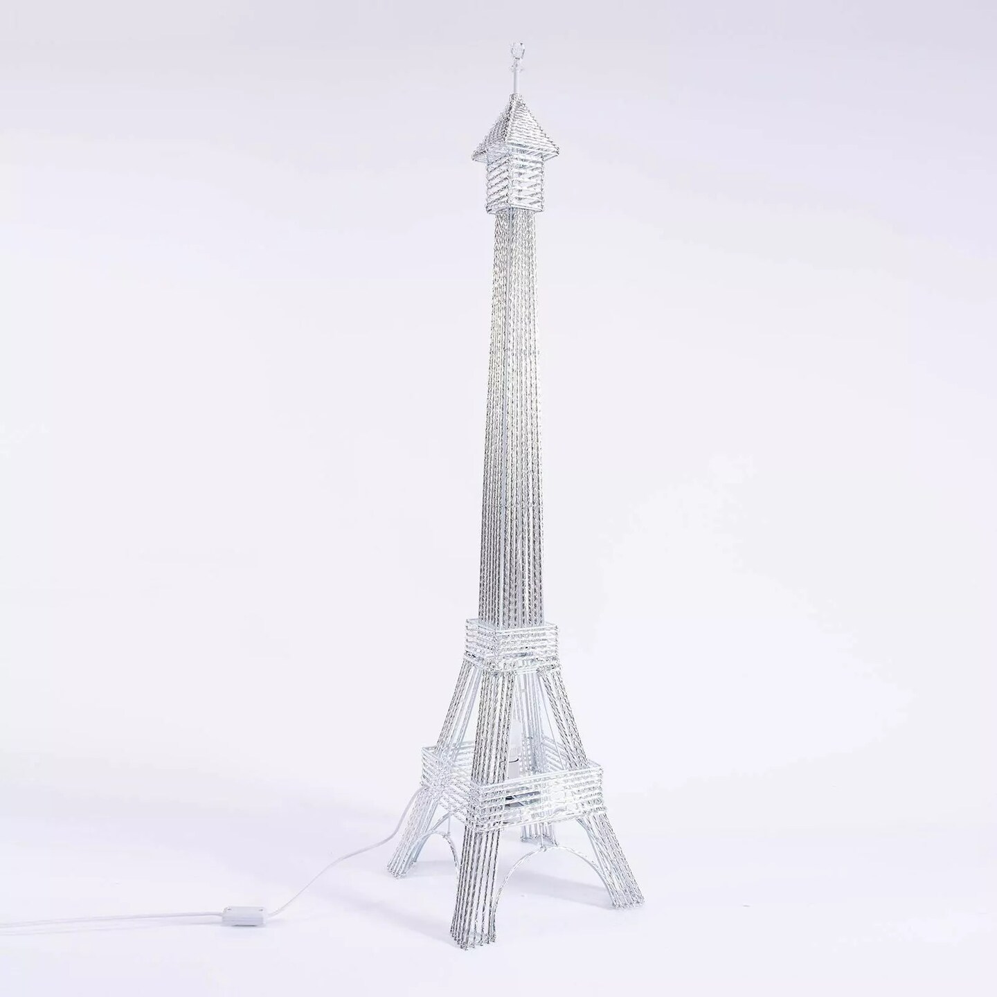 39&#x22; tall Silver LED Lights Eiffel Tower Wedding Party Home Decorations