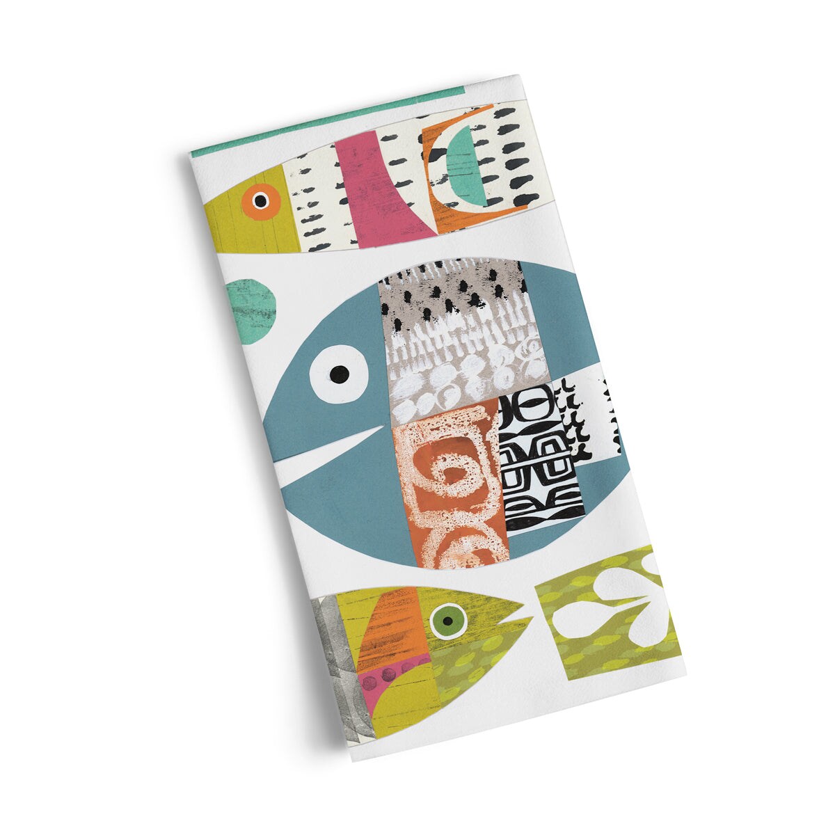 Fish School Cotton Tea Towel