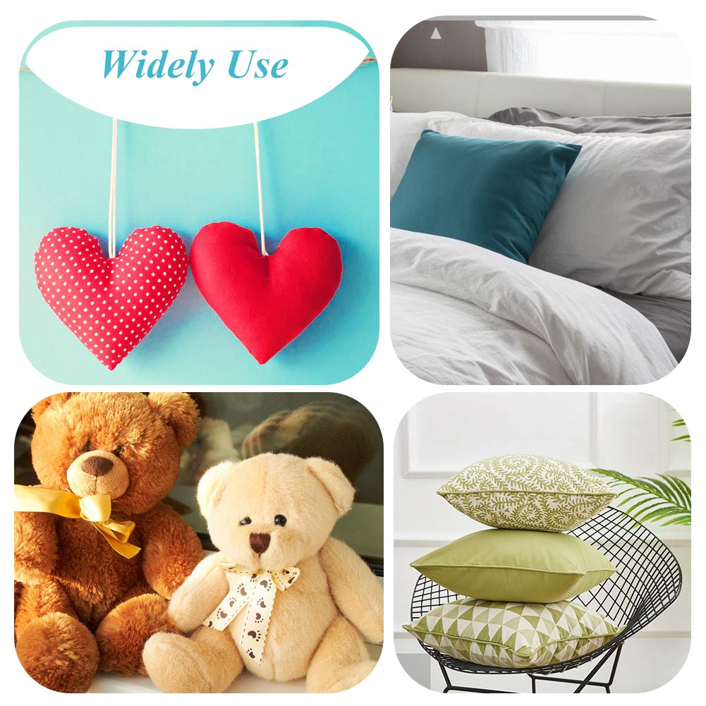 BUTUZE Premium Polyester Fiber Fill, High Resilience, for Stuffing Small Dolls, Part Pillow Comforter DIY, 100g/3.5oz, Recyclable