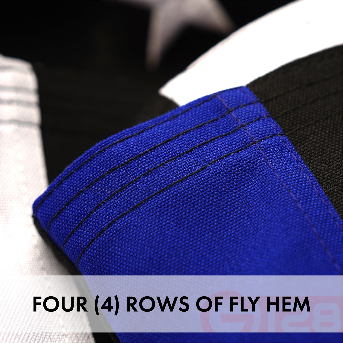Thin Blue Line 220GSM Embroidered Spun Polyester 2x3 Ft
