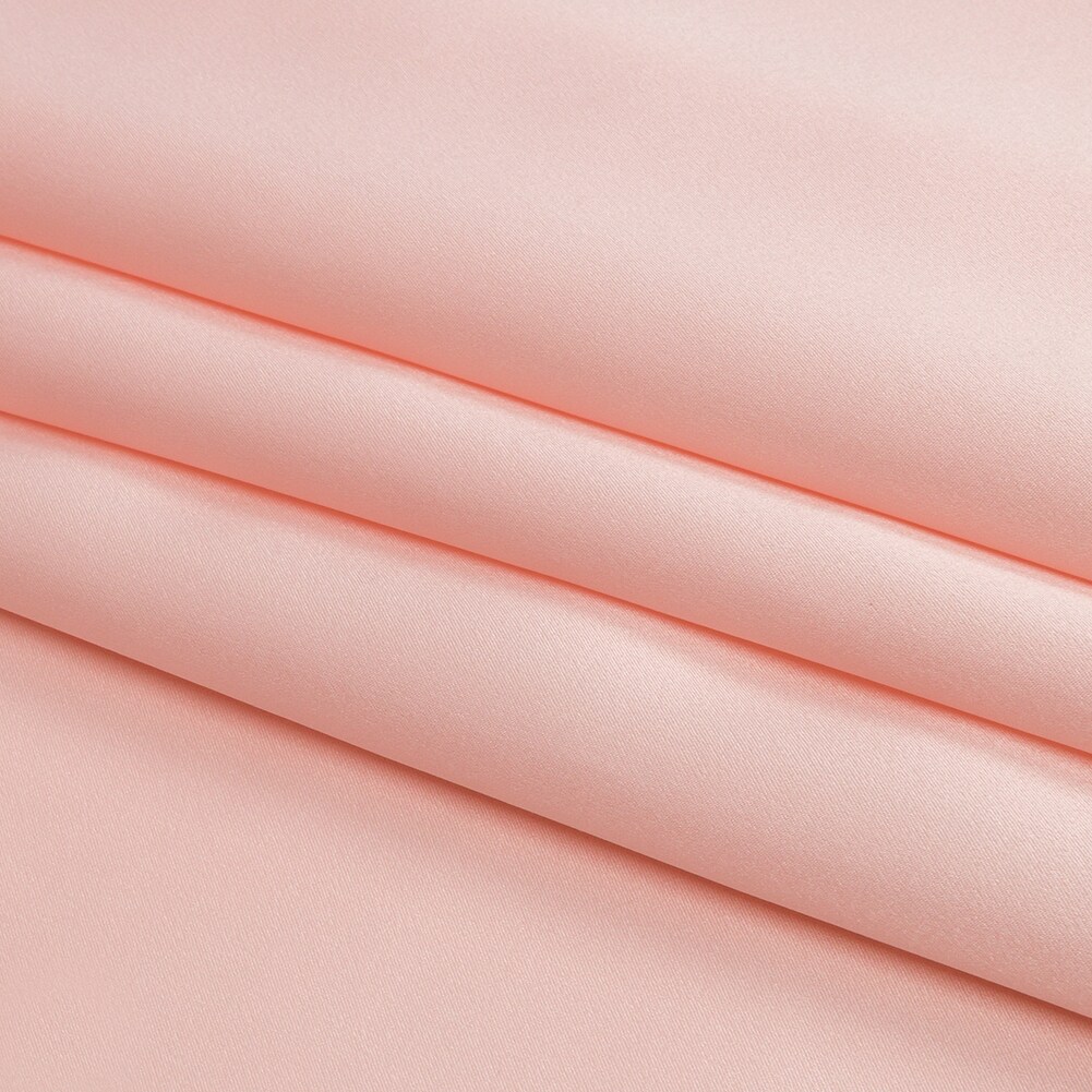 1 Yard Veiled Rose Silk Charmeuse 44&#x22; Wide Luxury Fabric for Dresses, Gowns &#x26; Blouses