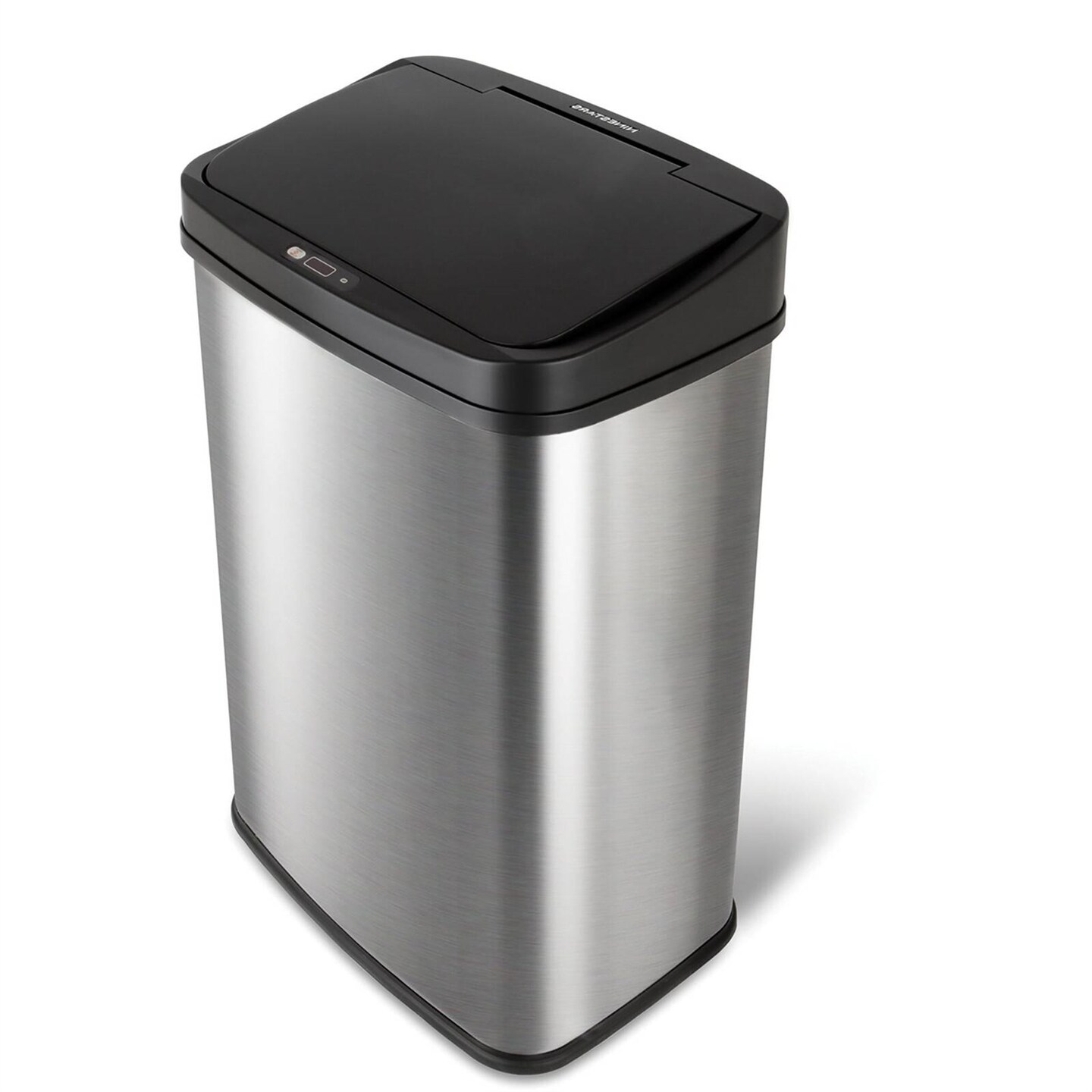13-Gallon Motion Sensor Trash Can Stainless Steel Kitchen Waste Bin with Odor Seal and Liner