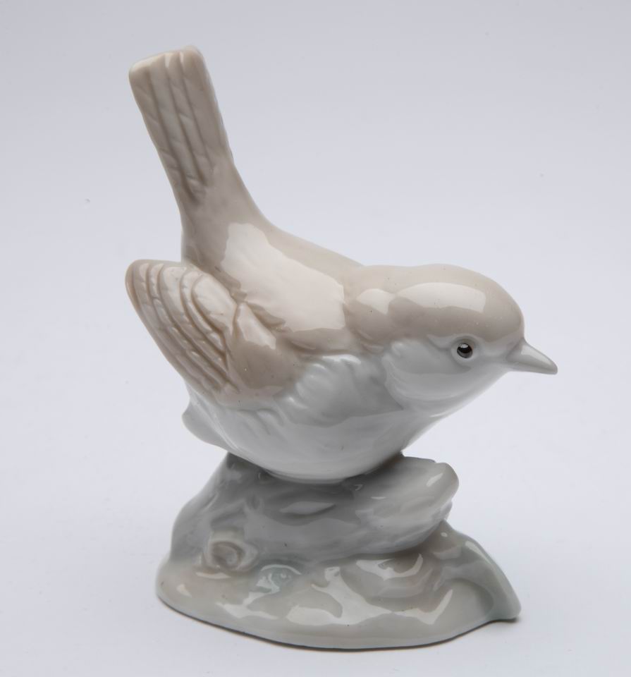 Ceramic Brown Bird Figurine, Home Décor, Gift for Her, Mom, Kitchen Décor, Birdwatcher Gift, Vintage Decor