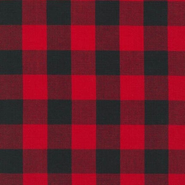 One Inch Carolina Gingham in Scarlet (p-9811-93) | Carolina Gingham Yarn Dyed | Robert Kaufman