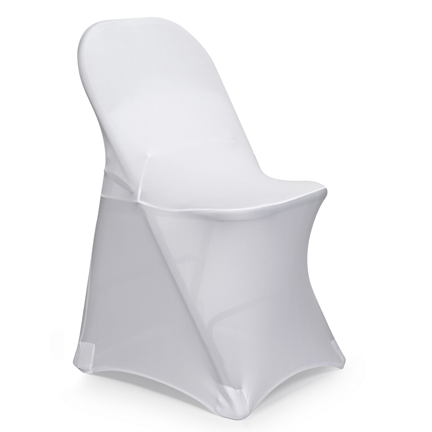 Lann&#x27;s Linens Spandex Folding Chair Covers for Wedding, Party, and Banquet