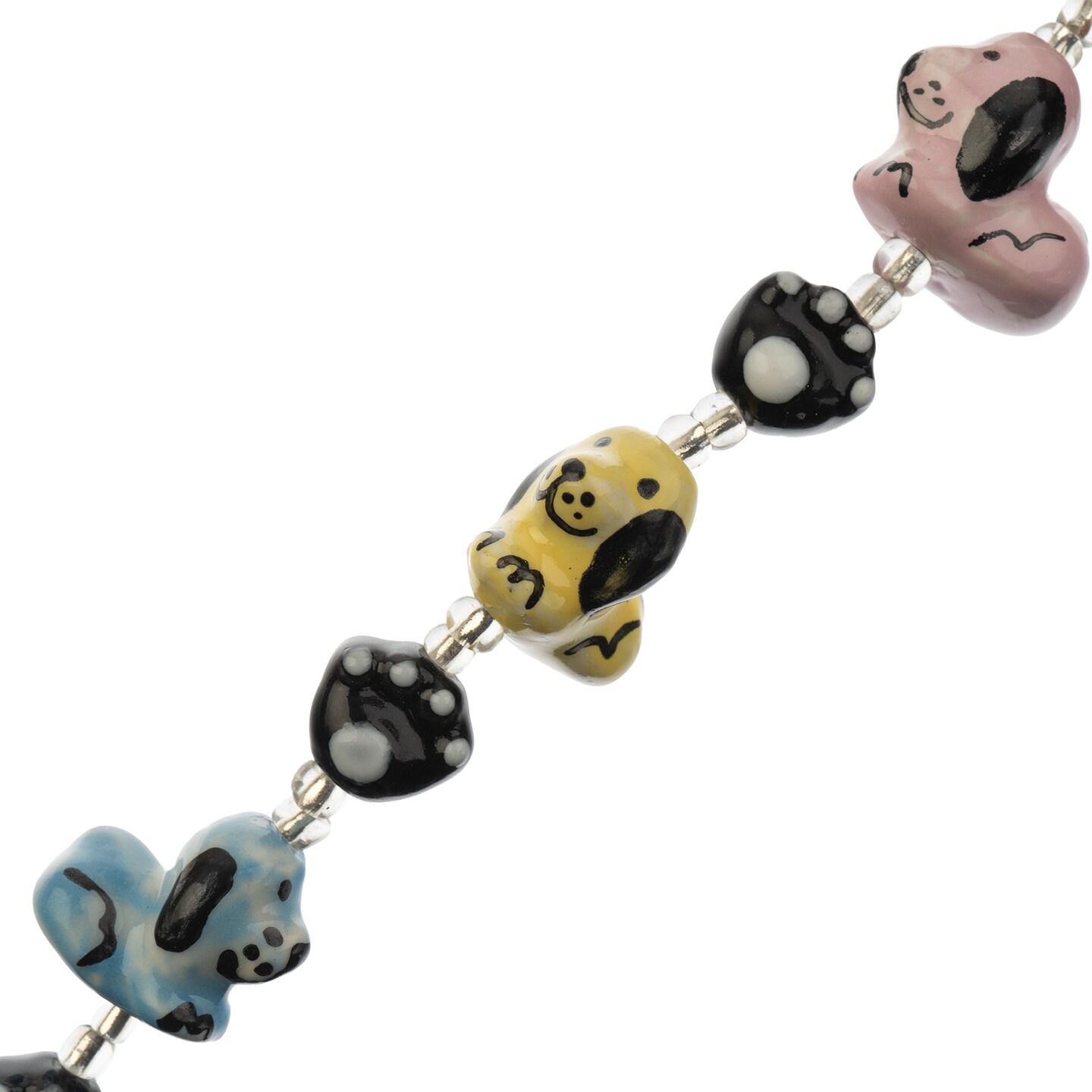 John Bead Multicolors Animals Ceramic Beads