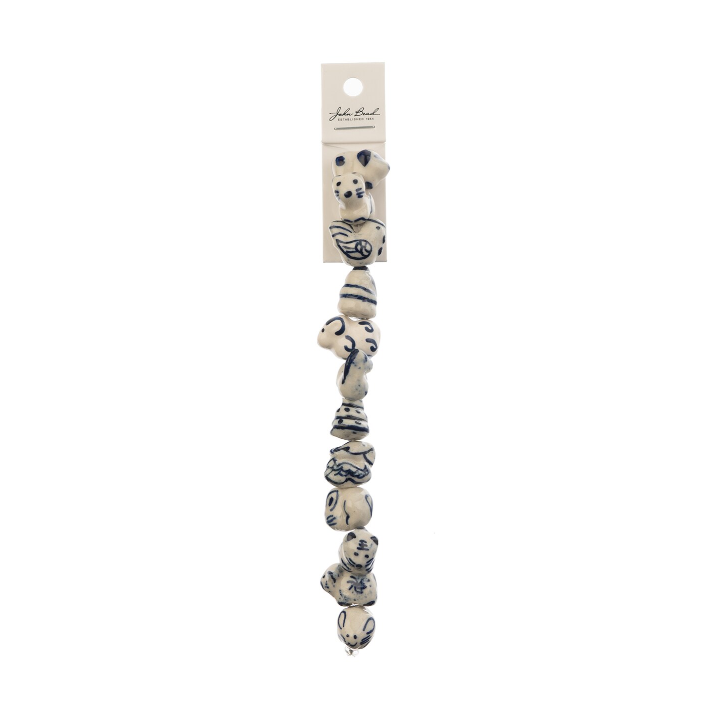 John Bead Multicolors Animals Ceramic Beads