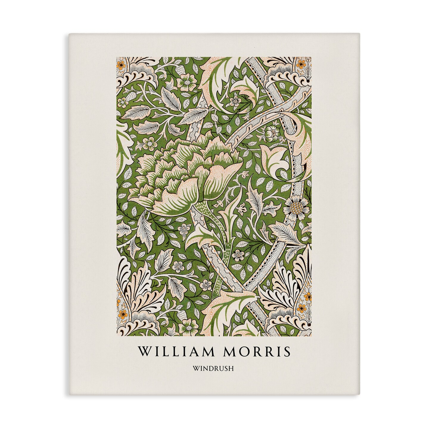 Stupell Industries William Morris Windrush Pattern Canvas Wall Art, design by Vintage Hustle
