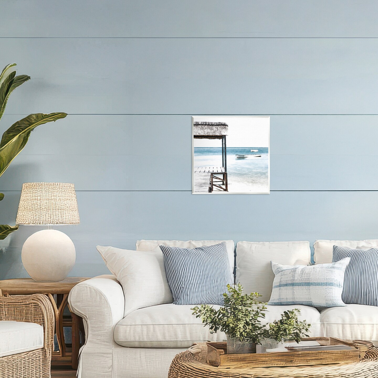 Stupell Industries Calm Waters Beach Coast Wall Plaque Art, design by Noah Bay