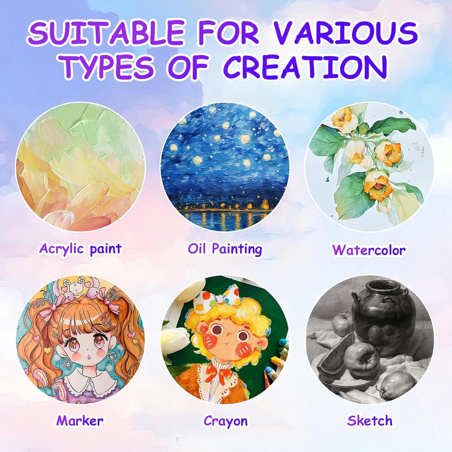 Canvas Boards for Painting 5x7 Inch, 84 Pack Small Canvases Value Pack, Primed Acid-Free Blank Canvas Panels for Beginners & Artist, Painting Canvas for Classroom and Painting Parties