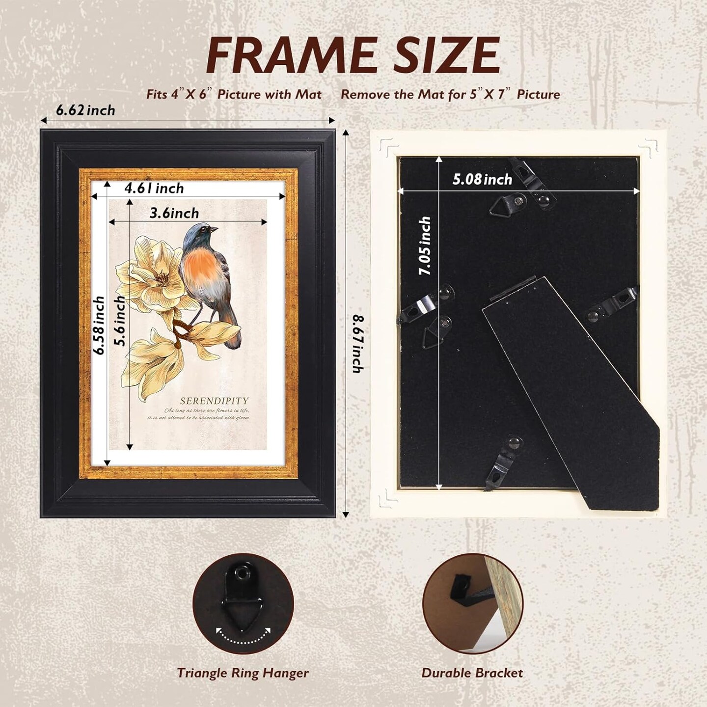 4 Pack 8x10 Picture Frame