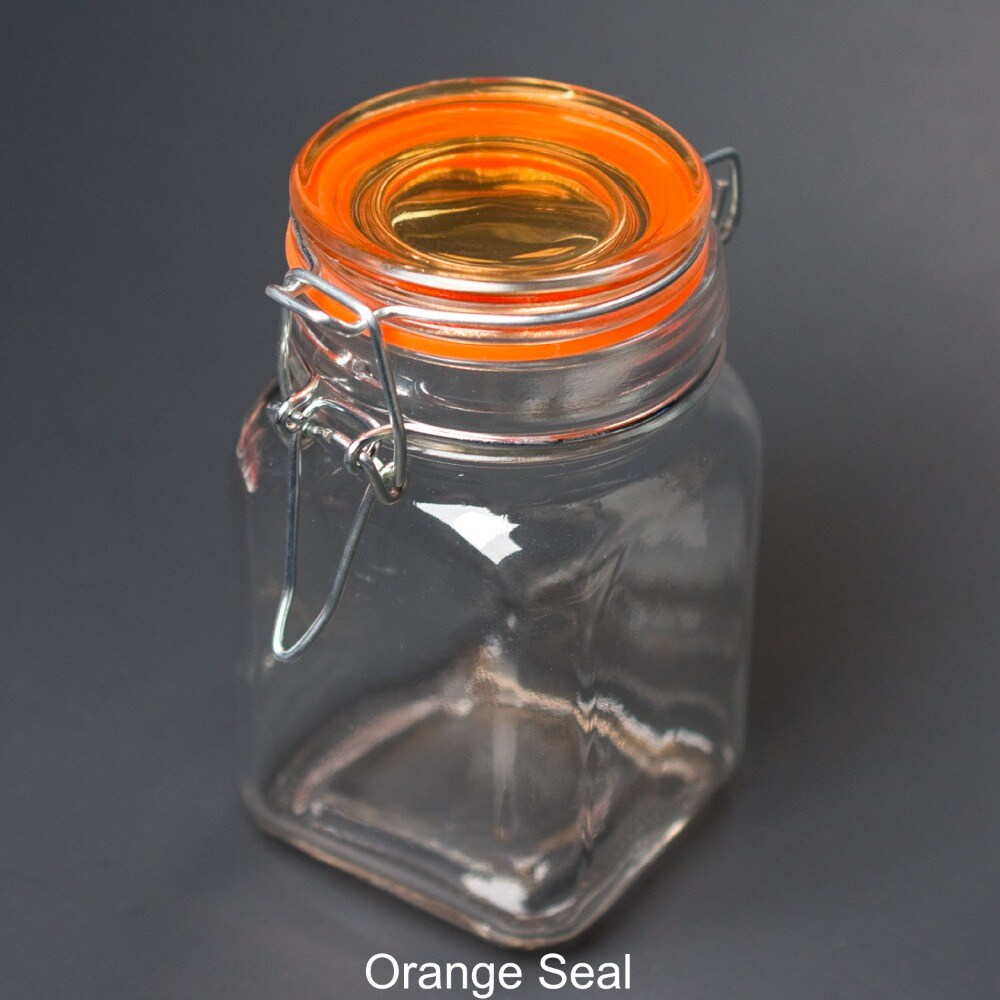 Glass Display Jar with Latch &#x2013; 57115
