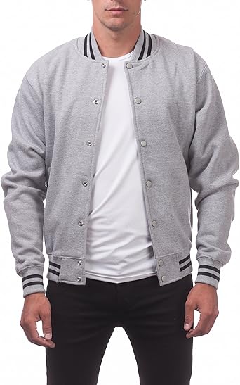 Varsity Fleece Baseball Jacket | RADYAN&#xAE;