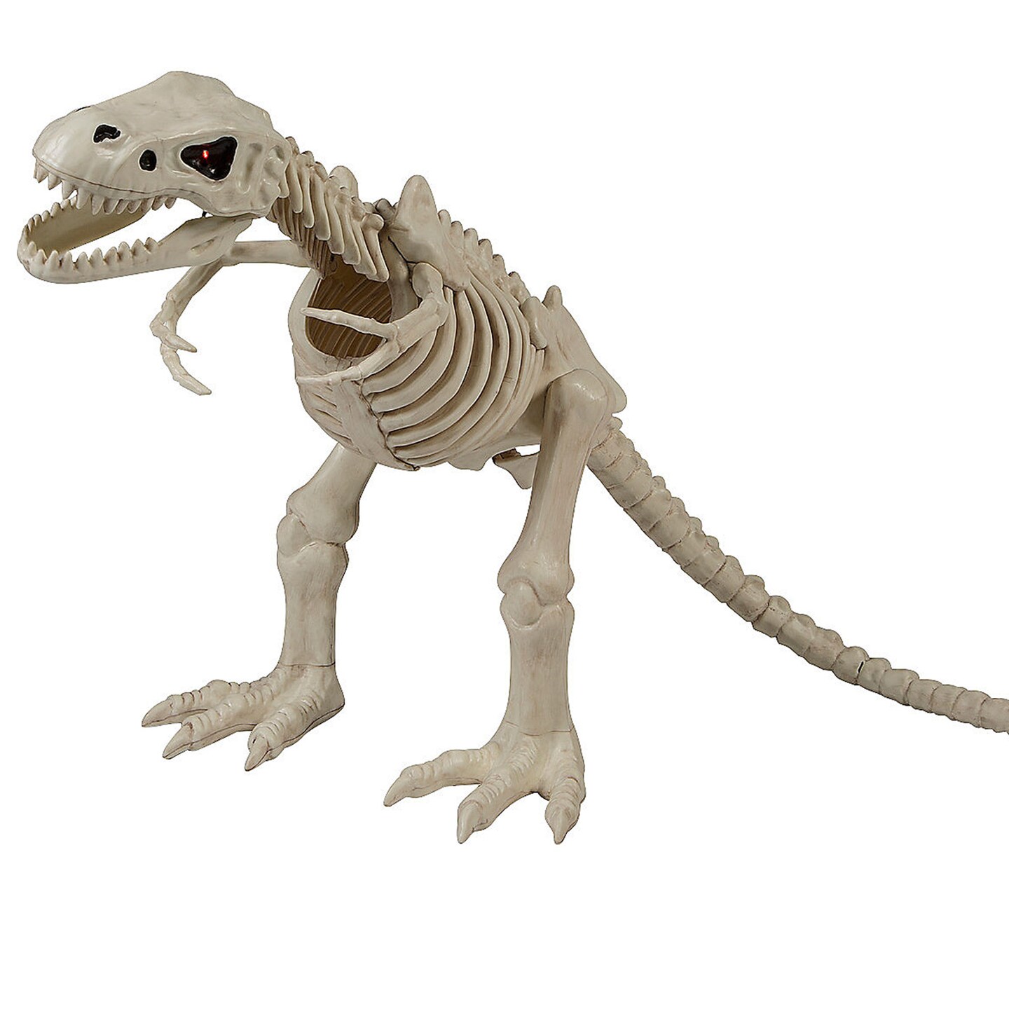 Animated Light-Up Tyrannosaurus Rex Skeleton Decoration, 15 1/2&#x22;