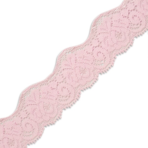 5 Yards of Samantha 1 1/2" Stretch Raschel Lace Trim | 5 yard cut