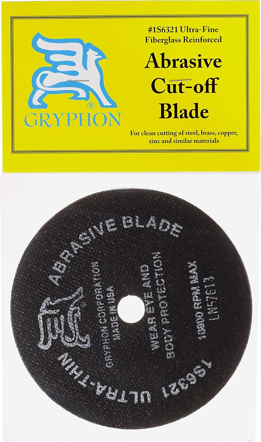 Gryphon Came Chop Saw Abrasive Replacement Blade