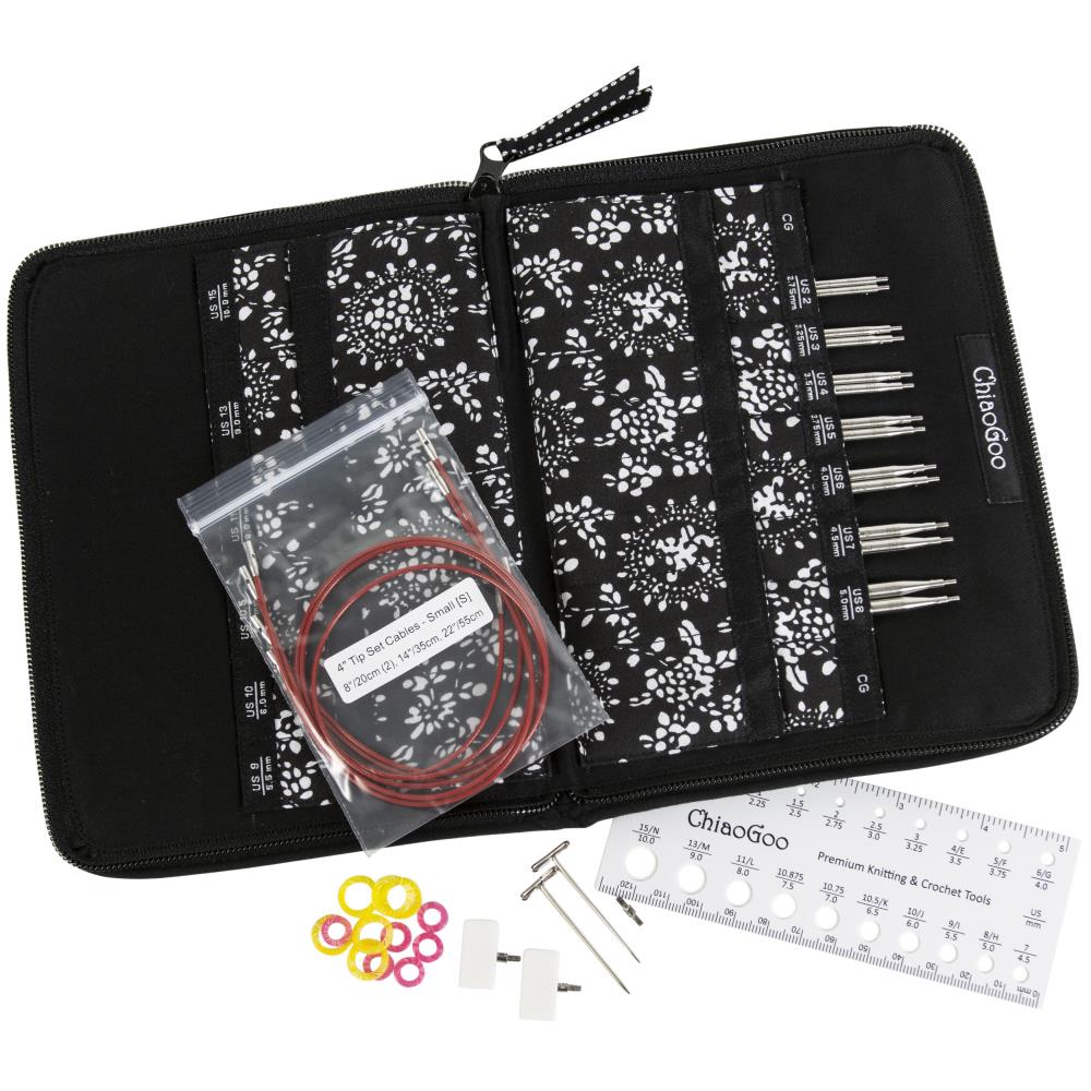 ChiaoGoo TWIST Red Lace Interchangeable 4" Tip Set - Small - US 2-8 (2.75-5mm)