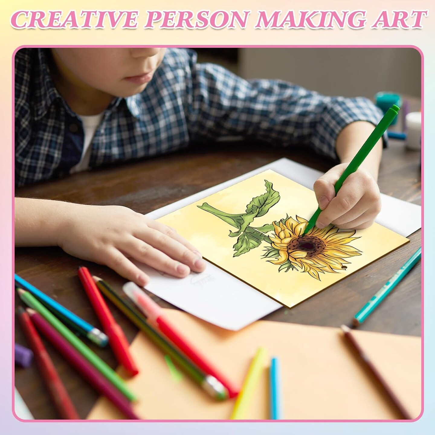 10 Pieces Large Flowers Unfinished Wood Crafts to Paint for Adults and Kids, Bulk Predrilled Wooden Ornaments for Painting, Tulips Flower Paintable Wood Slices Craft Supplies with Ropes