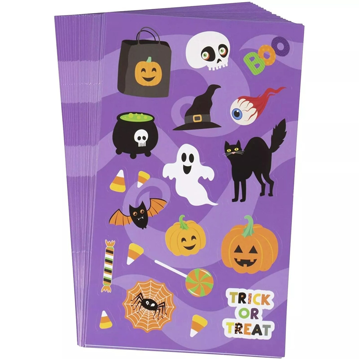 720 Pieces Bulk Halloween Stickers for Kids, Trick-or-Treat Bucket, 36 Sheets