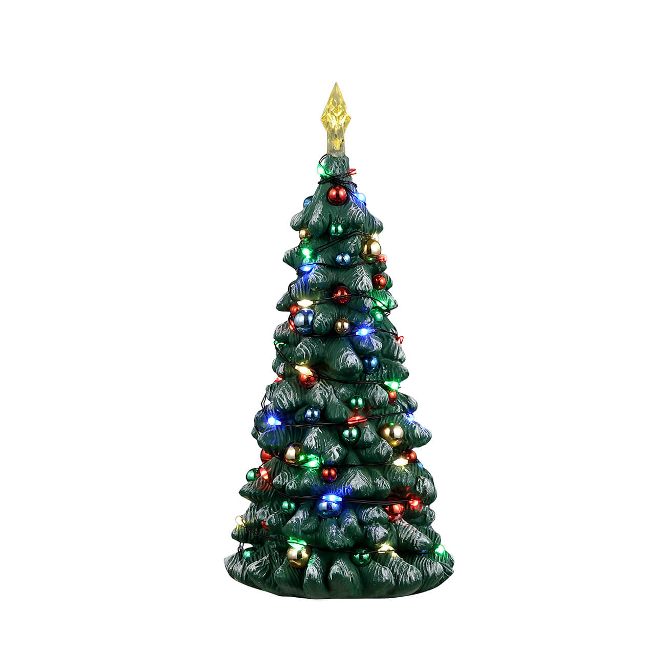 LEMAX Snowy Christmas Tree, Battery Operated (4.5V) #34102