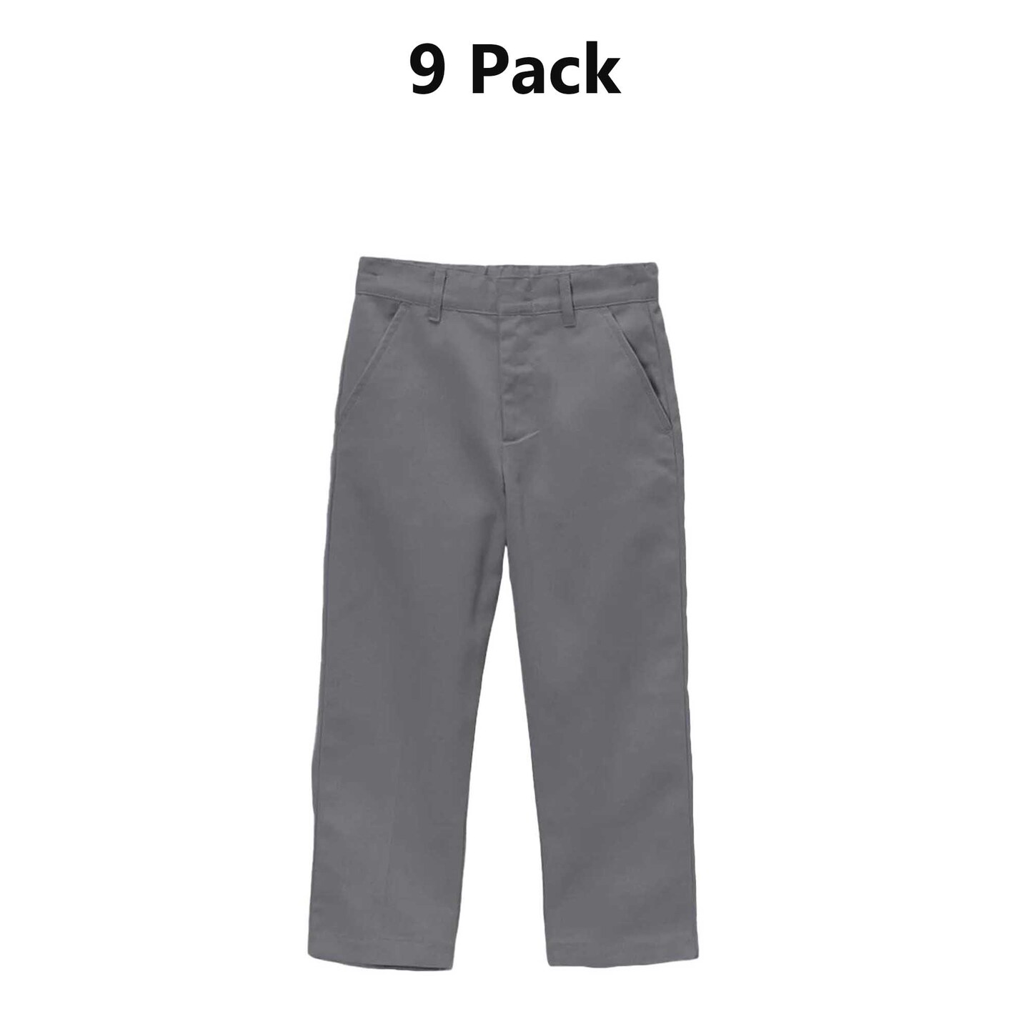 Boy&#x27;s Grey Uniform Twill Pants
